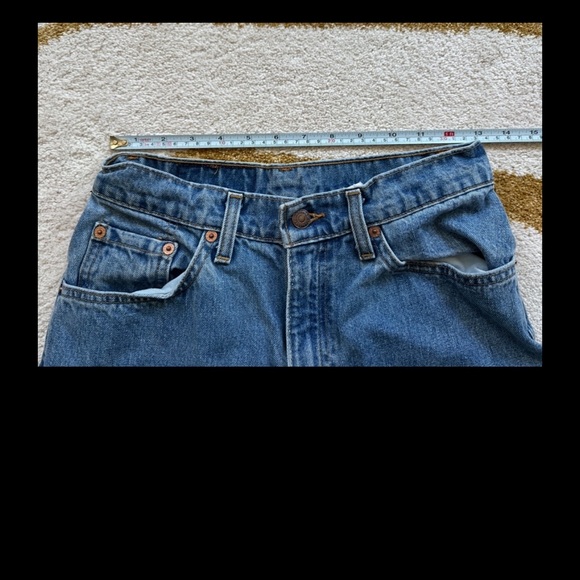 Vintage Levi's 512 High Rise Mom Jeans Slim Fit Tapered Leg 9 Long - Picture 11 of 13